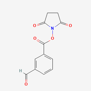 molecular formula C12H9NO5 B3110457 2,5-二氧代吡咯烷-1-基 3-甲酰基苯甲酸酯 CAS No. 1799788-29-6