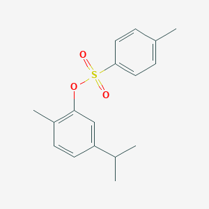 molecular formula C17H20O3S B311046 5-Isopropyl-2-methylphenyl 4-methylbenzenesulfonate 