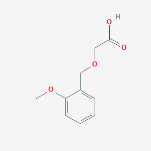 molecular formula C10H12O4 B3110479 2-[(2-Methoxyphenyl)methoxy]acetic acid CAS No. 180044-49-9