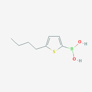 molecular formula C8H13BO2S B3110525 5-丁基噻吩-2-硼酸 CAS No. 1801883-50-0