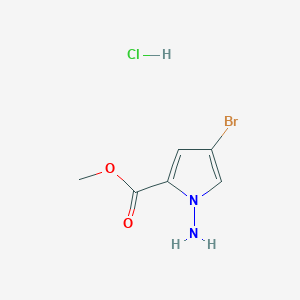 Methyl 1-amino-4-bromo-1H-pyrrole-2-carboxylate monohydrochloride