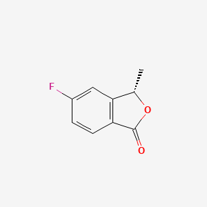 molecular formula C9H7FO2 B3110577 (S)-5-fluoro-3-methylisobenzofuran-1(3H)-one CAS No. 1803573-19-4