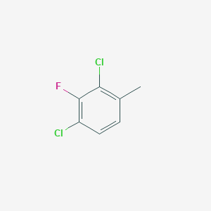 molecular formula C7H5Cl2F B3110598 2,4-Dichloro-3-fluorotoluene CAS No. 1803777-52-7