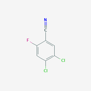 molecular formula C7H2Cl2FN B3110613 4,5-Dichloro-2-fluorobenzonitrile CAS No. 1803807-05-7