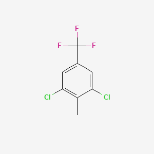molecular formula C8H5Cl2F3 B3110627 3,5-Dichloro-4-methylbenzotrifluoride CAS No. 1803837-95-7