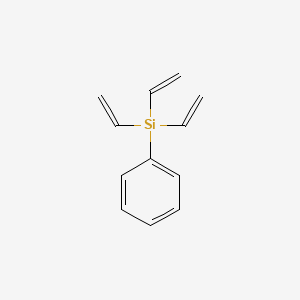 molecular formula C12H14Si B3110646 Phenyltrivinylsilane CAS No. 18042-57-4