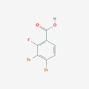 molecular formula C7H3Br2FO2 B3110654 3,4-Dibromo-2-fluorobenzoic acid CAS No. 1804416-86-1
