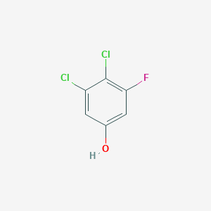 molecular formula C6H3Cl2FO B3110656 3,4-二氯-5-氟苯酚 CAS No. 1804515-92-1