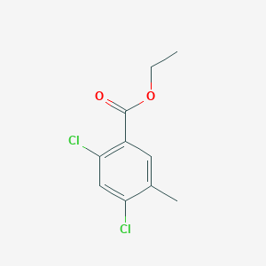 molecular formula C10H10Cl2O2 B3110671 2,4-二氯-5-甲基苯甲酸乙酯 CAS No. 1804896-29-4
