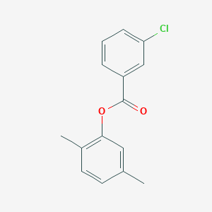 molecular formula C15H13ClO2 B311070 2,5-Dimethylphenyl 3-chlorobenzoate 
