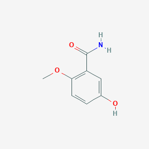 molecular formula C8H9NO3 B3110719 5-羟基-2-甲氧基苯甲酰胺 CAS No. 180526-91-4