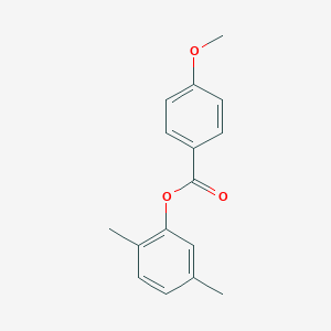 molecular formula C16H16O3 B311072 2,5-Dimethylphenyl 4-methoxybenzoate 