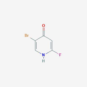 molecular formula C5H3BrFNO B3110728 5-Bromo-2-fluoropyridin-4-ol CAS No. 1805419-79-7