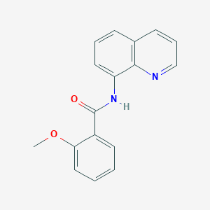 molecular formula C17H14N2O2 B311073 2-methoxy-N-quinolin-8-ylbenzamide 
