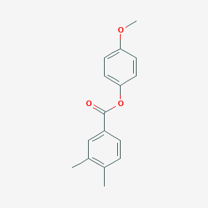 molecular formula C16H16O3 B311074 4-Methoxyphenyl3,4-dimethylbenzoate 
