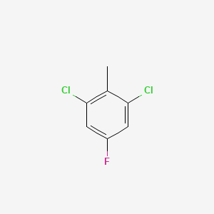 molecular formula C7H5Cl2F B3110769 2,6-Dichloro-4-fluorotoluene CAS No. 1806281-21-9
