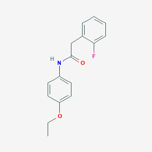 molecular formula C16H16FNO2 B311078 N-(4-ethoxyphenyl)-2-(2-fluorophenyl)acetamide 