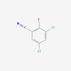 molecular formula C7H2Cl2FN B3110809 3,5-Dichloro-2-fluorobenzonitrile CAS No. 1806349-85-8