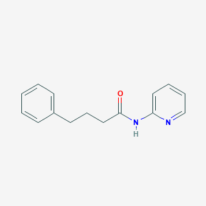 molecular formula C15H16N2O B311083 4-苯基-N-(2-吡啶基)丁酰胺 