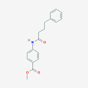 molecular formula C18H19NO3 B311084 Methyl 4-[(4-phenylbutanoyl)amino]benzoate 