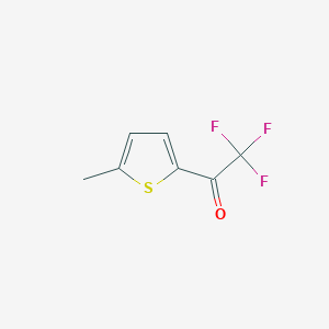 molecular formula C7H5F3OS B3110909 2-Methyl-5-trifluoroacetylthiophene CAS No. 18087-61-1