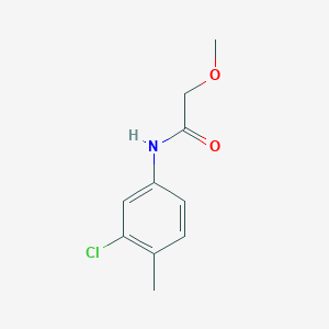 molecular formula C10H12ClNO2 B311093 N-(3-chloro-4-methylphenyl)-2-methoxyacetamide 