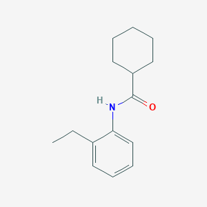 molecular formula C15H21NO B311094 N-(2-ethylphenyl)cyclohexanecarboxamide 