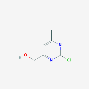 molecular formula C6H7ClN2O B3110981 (2-Chloro-6-methylpyrimidin-4-yl)methanol CAS No. 181363-21-3