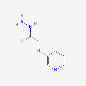 molecular formula C7H9N3O2 B3111004 2-(Pyridin-3-yloxy)acetohydrazide CAS No. 181638-65-3