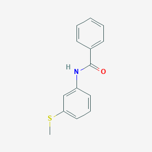 molecular formula C14H13NOS B311111 N-[3-(methylsulfanyl)phenyl]benzamide 