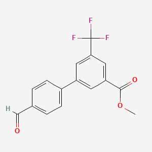 Methyl 3-(4-formylphenyl)-5-(trifluoromethyl)benzoate