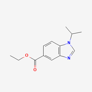 Ethyl 1-isopropyl-1,3-benzodiazole-5-carboxylate