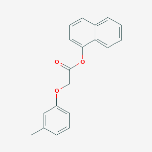 molecular formula C19H16O3 B311123 1-Naphthyl (3-methylphenoxy)acetate 