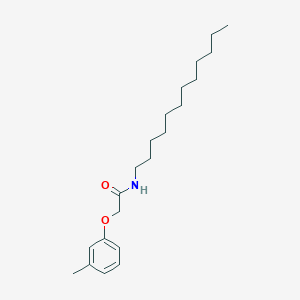 molecular formula C21H35NO2 B311124 N-dodecyl-2-(3-methylphenoxy)acetamide 