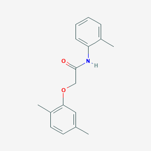 molecular formula C17H19NO2 B311132 2-(2,5-dimethylphenoxy)-N-(2-methylphenyl)acetamide 