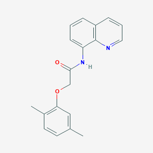 molecular formula C19H18N2O2 B311135 2-(2,5-dimethylphenoxy)-N-(8-quinolinyl)acetamide 
