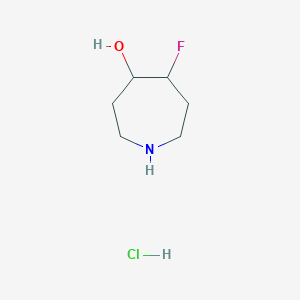 5-Fluoroazepan-4-ol hydrochloride