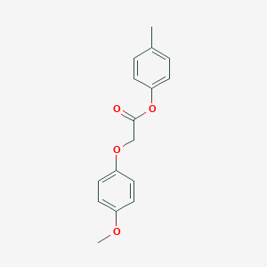 molecular formula C16H16O4 B311138 4-Methylphenyl(4-methoxyphenoxy)acetate 