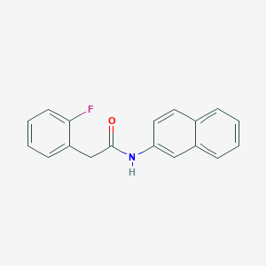 molecular formula C18H14FNO B311140 2-(2-fluorophenyl)-N-(2-naphthyl)acetamide 