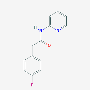 molecular formula C13H11FN2O B311143 2-(4-fluorophenyl)-N-pyridin-2-ylacetamide 