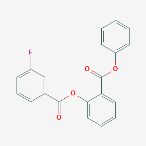 Phenyl 2-[(3-fluorobenzoyl)oxy]benzoate