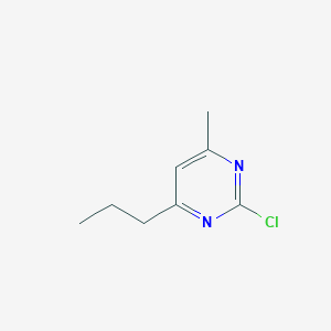 molecular formula C8H11ClN2 B3111453 2-Chloro-4-methyl-6-propylpyrimidine CAS No. 1824204-50-3