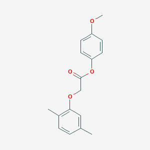 molecular formula C17H18O4 B311148 4-Methoxyphenyl (2,5-dimethylphenoxy)acetate 