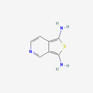 molecular formula C7H7N3S B3111488 Thieno[3,4-c]pyridine-1,3-diamine CAS No. 1824592-95-1