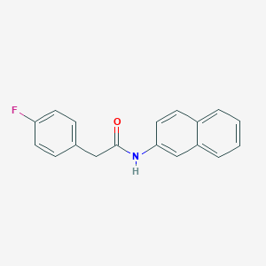 molecular formula C18H14FNO B311149 2-(4-fluorophenyl)-N-(2-naphthyl)acetamide 