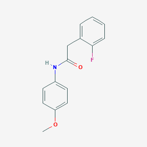 molecular formula C15H14FNO2 B311150 2-(2-fluorophenyl)-N-(4-methoxyphenyl)acetamide 
