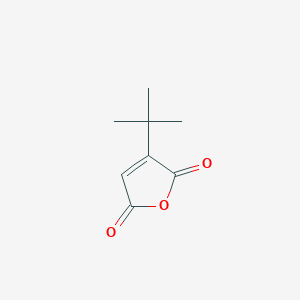 molecular formula C8H10O3 B3111504 3-Tert-butylfuran-2,5-dione CAS No. 18261-07-9