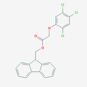molecular formula C22H15Cl3O3 B311154 9H-fluoren-9-ylmethyl (2,4,5-trichlorophenoxy)acetate 