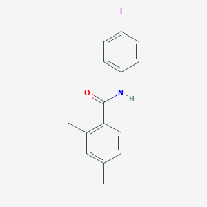 molecular formula C15H14INO B311155 N-(4-iodophenyl)-2,4-dimethylbenzamide 