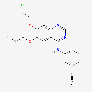 6,7-Bis(2-chloroethoxy)-N-(3-ethynylphenyl)quinazolin-4-amine